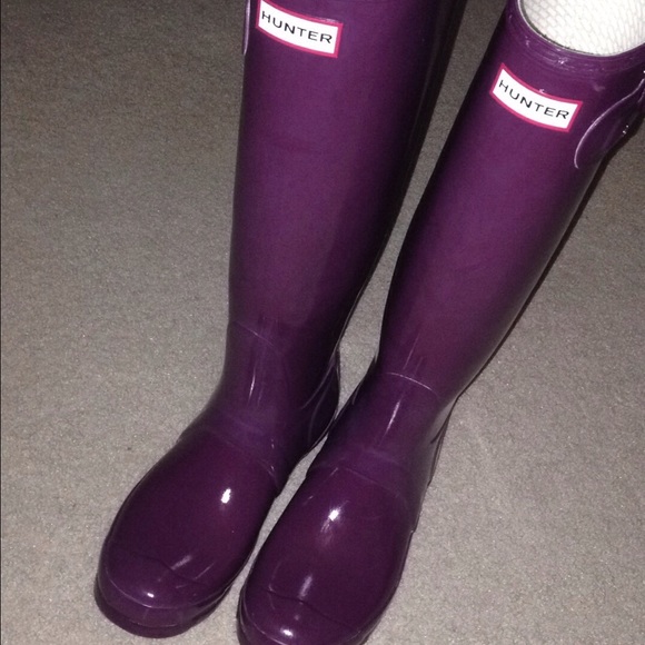 Hunter boots size 8