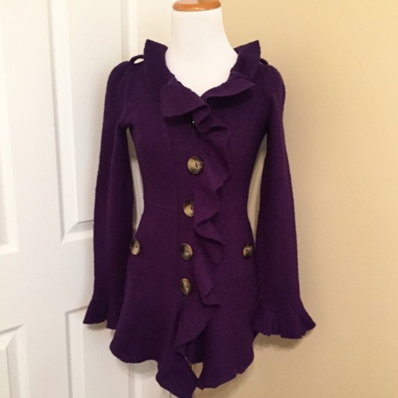 🚫Sold🚫Anthropologie Gumshoe Sweatercoat - Picture 2 of 4