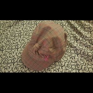 Playboy pink plaid hat