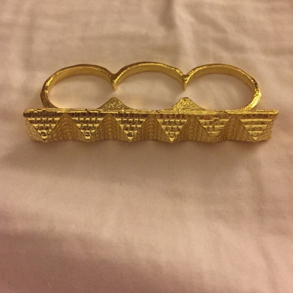Multi finger gold midi ring NEW IN PACKAGE