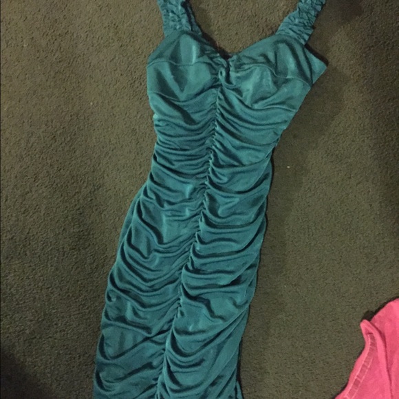 Teal dress never worn