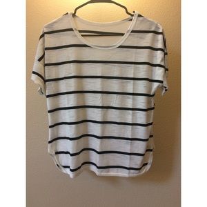 Black and white striped t shirt