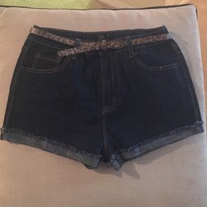 Denim shorts