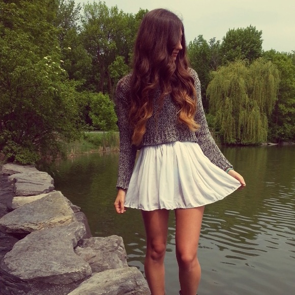 Brandy Melville White Skirt