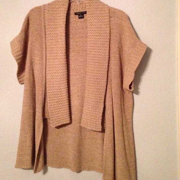 Just in time for fall! Wheat colored sweater vest.