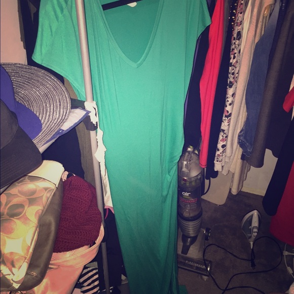 Long knee height dress