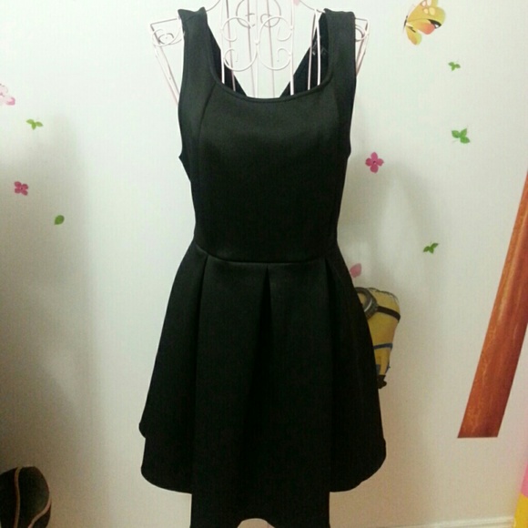 Express fit and flare dress