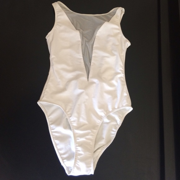 American Apparel Tops - 💗💗💗White American Apparel Swim/ Bodysuit!