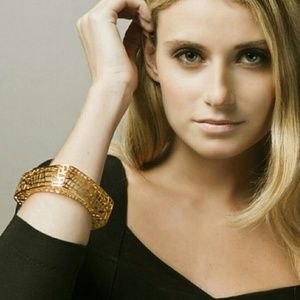 Gold "Bird Cage" Bangle