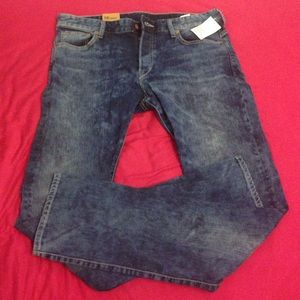H&M slim low waist blue denim jeans sized 36/36