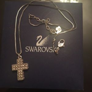 Swarovski cross neckless