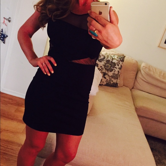 Silence and noise black dress