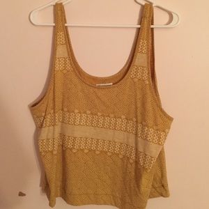 Obey Cropped Flowy Tank NWOT