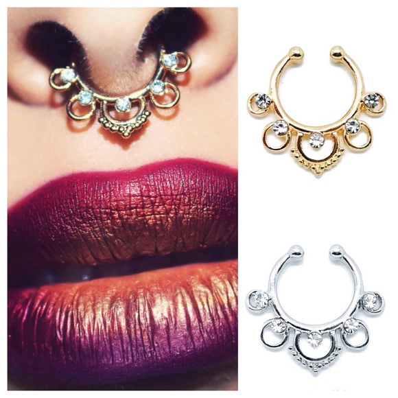 Faux septum ring (non piercing)