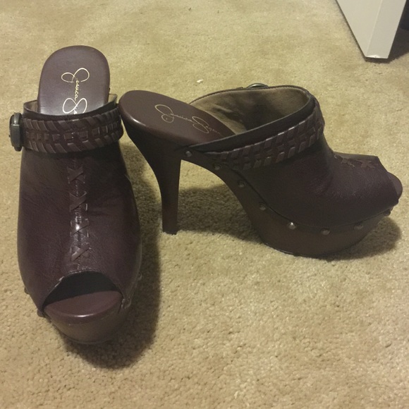 High heel open toe sandals