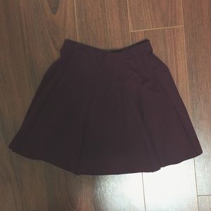 Brandy Melville Maroon Skirt