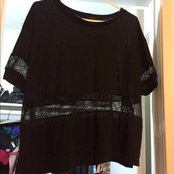 Black Fish Net Top