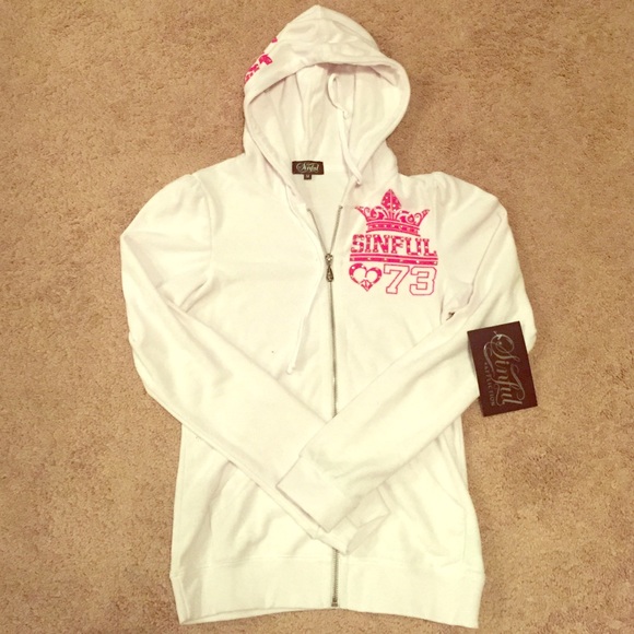 New with tags Sinful hoodie size M