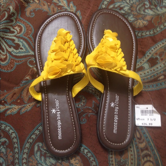 Adorable yellow sandals