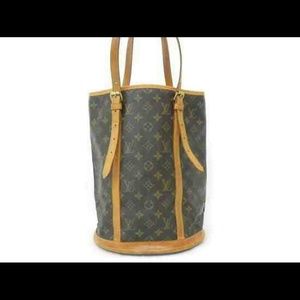 AUTH LOUIS VUITTON BUCKET GM