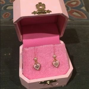 Juicy Couture Heart Dangle earrings