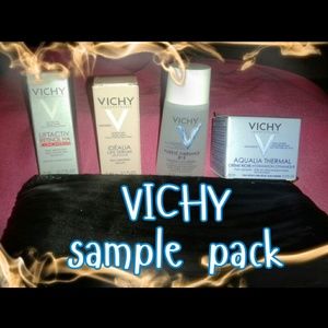 VICHY~ Sample Beauty Pack 4pk + FREE COSMETIC BAG