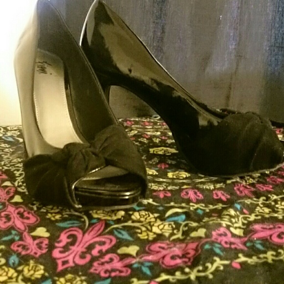 Black high heels