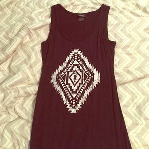 Black and white maxi dress