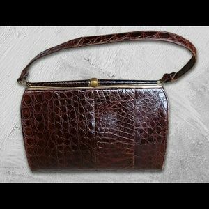 1965 alligator handbag