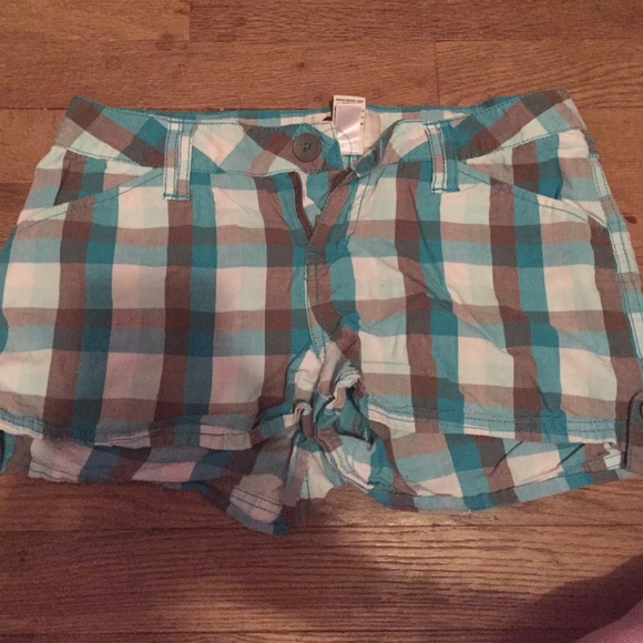 Checked shorts
