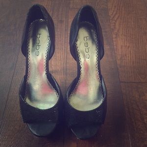 Size 6 Bebe  heels