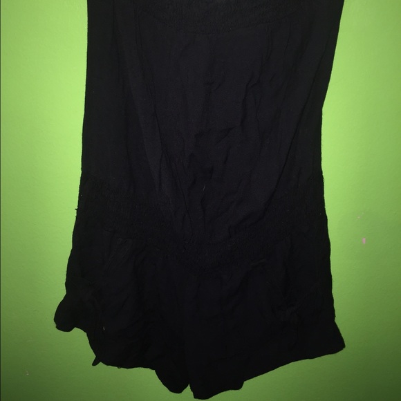 Black shorts romper