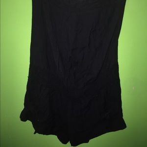 Black shorts romper