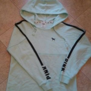 VS Pink Mint Green Hoodie