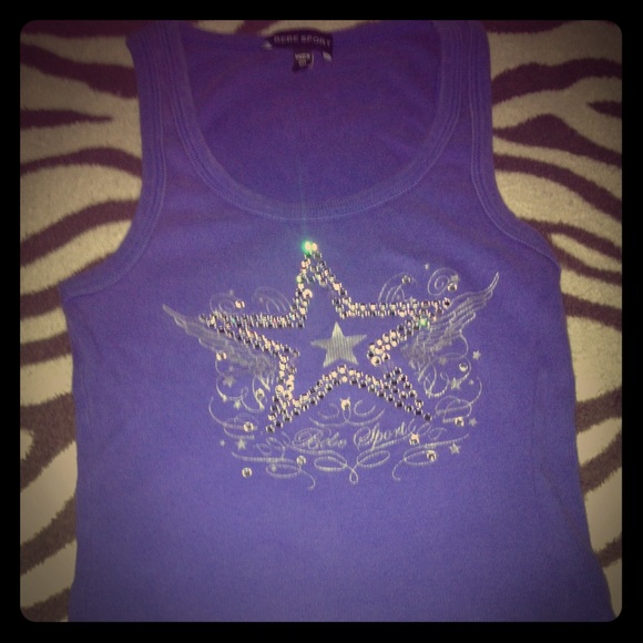 Blue BEBE tank💙💙