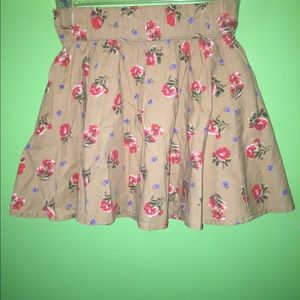Floral skater skirt