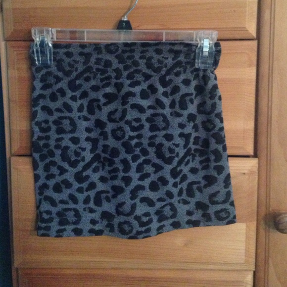 Cheetah print party skirt