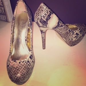 Bakers, Melina Snake skin heels