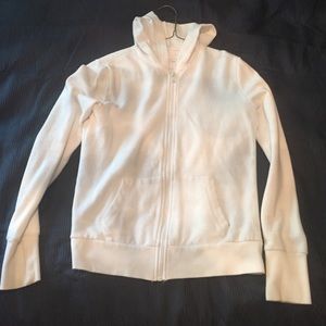 White zip up