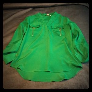 Green Michael Kors top