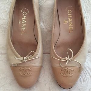 CHANEL Ballerina light Beige flats