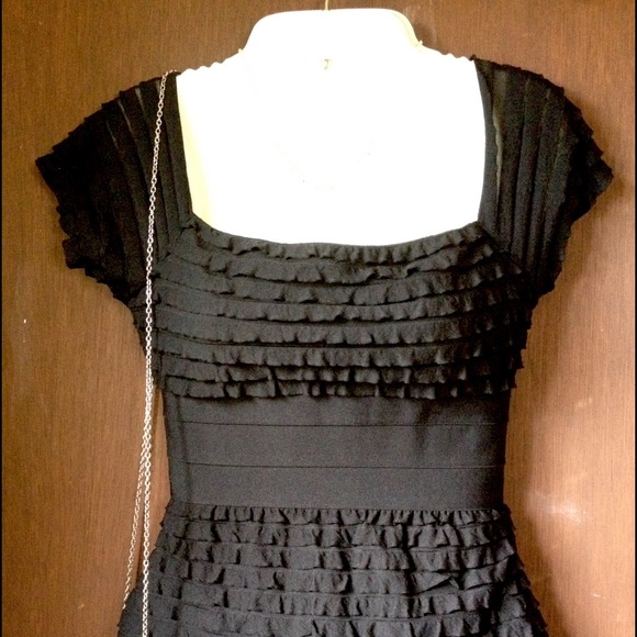 Black Ruffle Dress