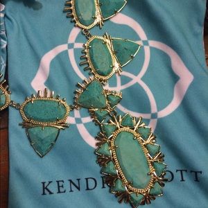 Havana Statement Necklace in Turquoise