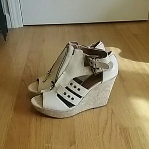 Wedge Cork Heel Shoes