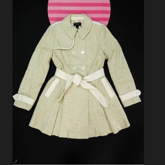 Victoria's Secret VS Lurex Trench Coat Size Medium - Picture 1 of 4
