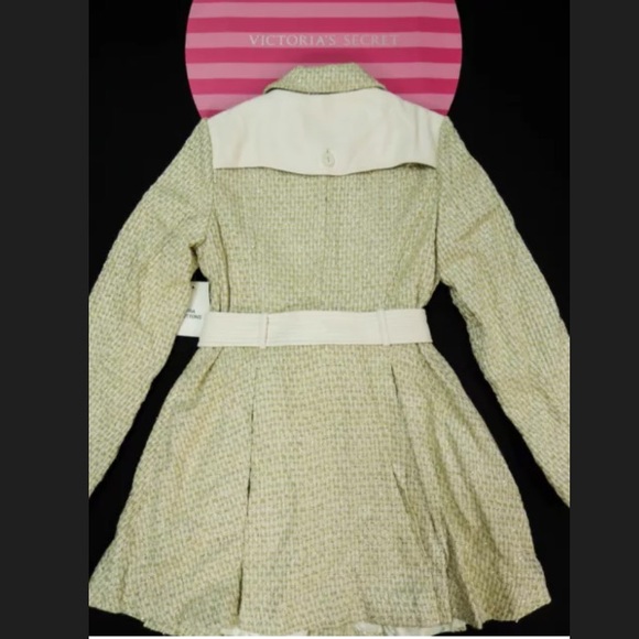 Victoria's Secret VS Lurex Trench Coat Size Medium - Picture 2 of 4