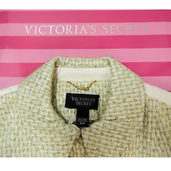 Victoria's Secret VS Lurex Trench Coat Size Medium - Picture 4 of 4