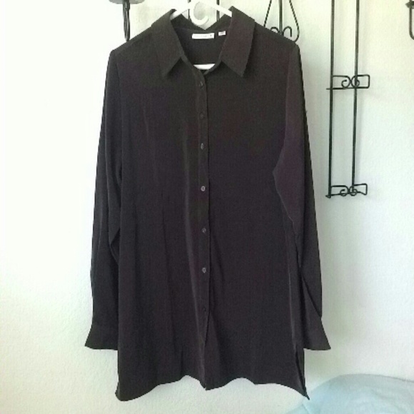 Susan Graver button down blouse