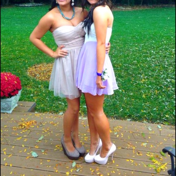 Purple Homecoming dress