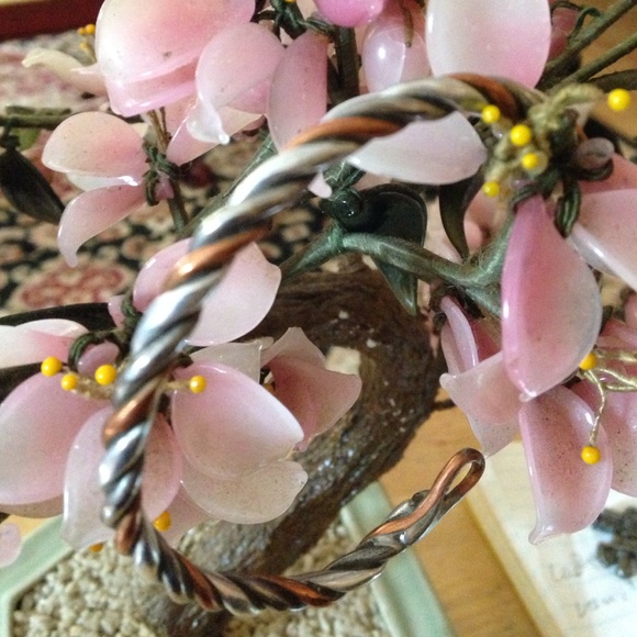 Vintage silver copper heeling bracelet